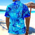 abordables Aves &amp; Animales-Hombre Mariposa Plantas tropicales Resplandor de neón camisa hawaiana Abotonar la camisa Manga Corta Hawaiano Casual Vacaciones Verano Primavera Cuello Vuelto Impresión 3D camisas con cuello Un