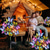 baratos Luzes e lanternas de caminho-Luz solar led colorida borboleta para gramado - luzes à prova d'água para caminho e jardim, luz de árvore plug-in para decoração de jardim de natal, casamento e vila