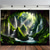 cheap Wall Tapestries-Tropical Rainforest Tapestry Jungle Nature Landscape Wall Hanging Green Palm Trees Sunbeams Wall Art For Living Room Bedroom Dorm Home Decor