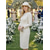 abordables Boda ACC-Sombrero de fieltro de lana para mujer, opciones de color blanco y negro, estilo elegante con decoración de botones dorados, perfecto para bodas y banquetes.