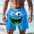 billiga Retro Vintage &amp; Etik-Herr 3D Print 3D-seriefigur Le ansikte Badshorts Boardshorts Medium Midja Hawaiisk Rolig Strandsemester Sidfickor Mesh foder Elastisk dragsko i midjan Designer Kläder