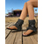 cheap Vacation Sandals-Women's Boho Black Buckle Sandals – Stylish Festival Footwear with Adjustable Straps, Perfect for Outdoor Music Festivals, Summer Events and Casual Days