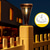 abordables Éclairage paysager-Lot de 1 lampe solaire d'extérieur étanche pour allée, jardin, cour, allée, terrasse.