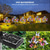 baratos Luzes e lanternas de caminho-Luz solar led colorida borboleta para gramado - luzes à prova d'água para caminho e jardim, luz de árvore plug-in para decoração de jardim de natal, casamento e vila