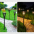 abordables Éclairage paysager-Lot de 1 lampe solaire d'extérieur étanche pour allée, jardin, cour, allée, terrasse.