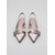 tanie Druhna-Eleganckie damskie półbuty typu slingback dla druhen – satynowe buty z noskiem w szpic, ze sprzączką z kryształkami, wygodne, niskie buty ślubne i na oficjalne okazje