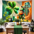 cheap Wall Tapestries-St. Patrick's Day Tapestry Banners Blanket Elf Shamrock Cute Romantic 3D Bedroom Living Room Dorm Teens Room College Dorm Wall Porch Home Decor