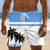 billiga Tropiska växter och blommor-Herr Kokosnötsträd Randig Tropiska växter Badshorts Boardshorts Medium Midja Hawaiisk Strandsemester Sidfickor Mesh foder Elastisk dragsko i midjan Designer Kläder