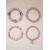 abordables Saint Valentin-Ensemble de bracelets bohèmes pour femmes en acrylique et alliage – plusieurs couleurs, breloque cœur, parfait pour la Saint-Valentin et au quotidien