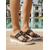 cheap Espadrille Sandals-Women's Silver Glitter Strappy Platform Sandals with Espadrille Trim – Chic Resort Vacation Style, Comfortable Open-Toe Wedge Slides for Poolside Lounging and Summer Travel