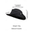 abordables Boda ACC-Sombrero de fieltro de lana para mujer, opciones de color blanco y negro, estilo elegante con decoración de botones dorados, perfecto para bodas y banquetes.