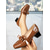 baratos Scarpins de salto bloco-Mocassins femininos verde-escuros com estampa de crocodilo e laço – elegantes sapatos de bico quadrado e salto bloco para uso diário, no trabalho e no escritório. &amp;mulheres profissionais