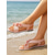 cheap Bridesmaid-Women's Blush Pink Floral Flat Sandals, Soft Ankle Strap Bridesmaid Shoes for Beach Wedding Ceremonies