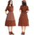 abordables Pionero / Siglo XIX-250º Aniversario de EE. UU. Siglo 19 década de 1800 Vestido de la pradera Conjunto de gorro y delantal Mangas cortas Chica pionera Colonial Pionero Guerra Revolucionaria Disfraz Mujer Víspera de