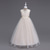 cheap Flower Girl's Dresses-Flower Girl Dress Girls' Formal Dress Wedding Attire Party Wedding Formal Elegant Fashion Adorable First Communion Dress Patchwork Mesh Solid Color Sleeveless Crew Neck Blue Grey 4 years+