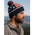 abordables Accesorios-Gorro de punto patriótico unisex del 250 aniversario de los Estados Unidos con pom pom diseño de bandera americana de estrellas y rayas suave gorro de punto de invierno estilo casual para festivales