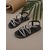 cheap Flat Sandals-Women's Black Strappy Sandals with Rhinestone Embellishments – Chic and Comfortable Flat Sandals for Beach Vacations, Resort Getaways and Summer Wear