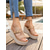 cheap Wedge Sandals-Women's White Wedge Sandals with Buckle Strap – Stylish, Comfortable Footwear for Summer, Beach and Poolside Events