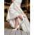 preiswerte Braut-Elfenbeinfarbene Satin-Pumps mit Blockabsatz für Damen, elegante minimalistische Brautschuhe für eine moderne Stadthochzeit
