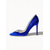 abordables Invitado a la boda-Zapatos de tacón de aguja con diamantes de imitación de terciopelo verde esmeralda para mujer, elegantes zapatos de vestir con punta puntiaguda para invitadas a bodas y ceremonias en la iglesia.