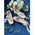 abordables Demoiselle d&amp;#39;honneur-Escarpins de mariée élégants en satin rose pour femme, ornés de fleurs – parfaits pour les mariages champêtres, chaussures de demoiselles d'honneur avec brides en ruban et petits talons carrés.