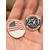 voordelige Accessoires-Verenigde Staten 250e Verjaardag Heren Patriottische Reverse Speld Set 4-Pack Legering Emaille Badges Amerikaanse Vlag  Ontwerpen voor de VS Onafhankelijkheidsdag Parades  Formele Evenementen