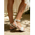 abordables mariée-sandales de mariée en dentelle blanche pour femmes avec appliques florales - idéales pour les mariages bohèmes