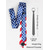 cheap Accessories-United States 250th Anniversary Men's Patriotic Tie &amp; Bow Tie Set, Polyester American Flag Design, Classic Formal Style for US, Independence Day, Parades, Parties &amp; Celebrations