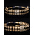 cheap Wedding Accessories-Men's Stainless Steel Bracelet, Gold, Silver, Black Colors, Crown Design with Sparkling Stones, Suitable for Weddings, Casual Daily Wear, Fashion Jewelry
