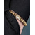 cheap Wedding Accessories-Men's Stainless Steel Bracelet, Gold, Silver, Black Colors, Crown Design with Sparkling Stones, Suitable for Weddings, Casual Daily Wear, Fashion Jewelry