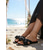 preiswerte Hochzeitsgast-Elegante weiße Damensandalen mit Schleifendetail – bequeme Sommerschuhe für Strandhochzeiten und Gäste
