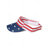 billige Tilbehør-United States 250-årsjubileum Dame USA Flag Polyester Visir – Rød Hvit og Blå Design Ideell Uavhengighetsdag og US Feiringer