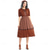 abordables Pionero / Siglo XIX-250º Aniversario de EE. UU. Siglo 19 década de 1800 Vestido de la pradera Conjunto de gorro y delantal Mangas cortas Chica pionera Colonial Pionero Guerra Revolucionaria Disfraz Mujer Víspera de