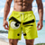 billiga Retro Vintage &amp; Etik-Herr 3D Print 3D-seriefigur Le ansikte Badshorts Boardshorts Medium Midja Rolig Hawaiisk Strandsemester Sidfickor Mesh foder Elastisk dragsko i midjan Designer Kläder