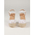 economico sposa-sandali con zeppa espadrillas in pizzo bianco da donna - tacchi a spillo traspiranti all'uncinetto con cinturino alla caviglia - eleganti scarpe da sposa boho per la spiaggia &amp;matrimoni all'estero