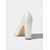 preiswerte Braut-Elfenbeinfarbene Satin-Pumps mit Blockabsatz für Damen, elegante minimalistische Brautschuhe für eine moderne Stadthochzeit