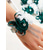 preiswerte Hochzeit ACC-Rosenarmband für Damen, Polyesterbandblume mit Kunstperlenarmband, verschiedene Farben, elegantes Accessoire für Brautjungfern und Bräute für Hochzeiten, Abschlussbälle und festliche Anlässe