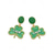Χαμηλού Κόστους αξεσουάρ-γυναικεία σκουλαρίκια με τριφύλλι - υλικό κράματος, πολλαπλά στυλ, πράσινο, ημέρα του Αγίου Πατρικίου, καθημερινή χρήση