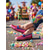 preiswerte Frauen Schuhe-Damen Mardi Gras Bunte Slipper mit auffälligem roten und blauen Design – Bequeme Mode für Karneval festliche Outdoor-Events