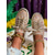 abordables Chaussures de femme-Baskets à plateforme à paillettes or rose pour femmes, chaussures de soirée scintillantes à lacets pour les festivals de carnaval