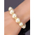 preiswerte Hochzeit ACC-Elegantes Schmuckset für Damen mit Kunstperlen in Gold- und Silberoptik, bestehend aus Halskette, Ohrringen und Armband, perfekt für Hochzeiten und festliche Anlässe.