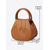 baratos Malas com Alça-Bolsa feminina em couro sintético – várias cores, alça redonda elegante, resistente e espaçosa – perfeita para looks casuais do dia a dia e para a noite.