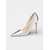 cheap Wedding Guest-Women's Blue Patent Leather Pointed-Toe Stiletto Heels, Elegant Church Wedding Guest Shoes for Formal Ceremony