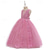 cheap Flower Girl's Dresses-Flower Girl Dress Girls' Formal Dress Wedding Attire Party Wedding Formal Fashion Adorable Princess First Communion Dress Patchwork Mesh Solid Color Sleeveless Crew Neck Light Pink White 4-7 Years