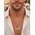 abordables Accesorios-Collar de aleación para hombre con colgante de águila y bandera estadounidense, disponible en oro y plata, ideal para celebraciones del Día de la Independencia y el 250 aniversario.