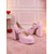 abordables Saint Valentin-Escarpins roses à plateforme pour femmes avec bride à boucle – un style rétro chic pour la Saint-Valentin, les fêtes et les occasions spéciales