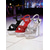 economico Sandali con Piattaforma-Scarpe con tacco a spillo con plateau e glitter rossi da donna, tacchi alti in acrilico trasparente per feste notturne &amp;pole dance