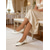 economico Madre della Sposa/Sposo-Per donna Scarpe da Sposa Matrimonio Ballerine da Sposa Cristallo Tacco basso Punta Tonda Moda Raso Mocassino Argento Nero Bianco