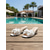 preiswerte Rutschsandalen-Weiße Damen-Mules mit Schleife, Blockabsatz und eckiger Spitze – elegante Sommersandalen für Städtetrips, Resorturlaube und Brunch-Outfits