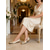 economico Madre della Sposa/Sposo-scarpe basse per la madre della sposa, eleganti scarpe slip-on per cerimonia e ricevimento, punta a mandorla decorata, avorio